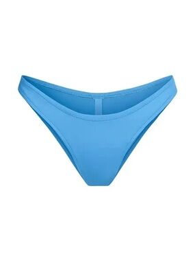 Skims Swim Cheeky Tanga Bikini Bottom - Blue Tide